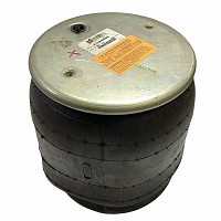 Пневмоподушка со стаканом задняя низ: 1 отв верх: 2 отв.+штуц смещен Peterbilt 387/Kenworth Airogear | ТопДизель