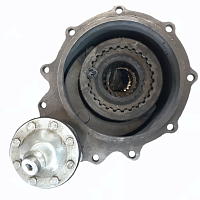 Межосевой дифференциал фланец с 4 отверстиями и шлицами мод Евро Камаз | ТопДизель