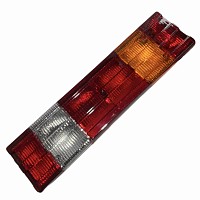 Фонарь задний правый многосекционный фишка прямоугольный с ребрами Mercedes Benz Actros 1831-2640 Mars Tech | ТопДизель