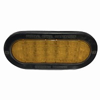 Фонарь овальный желтый LED 12-24V Freightliner International Volvo VNL Federal Mogul | ТопДизель