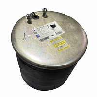 Пневмоподушка со стаканом M10 2 шп. смещение 84, 1отв.штуц.M16. поршень стальной Volvo Sampa | ТопДизель