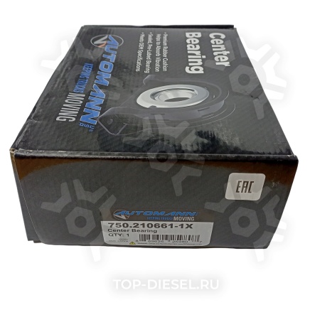 7502106611X Подшипник подвесной карданного вала Freightliner/International/Volvo VNL Automann купить рис.3