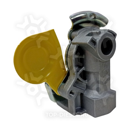 35210050390 Головка соединительная желтая M16x1.5 без клапана на прицеп Sorl купить рис.3