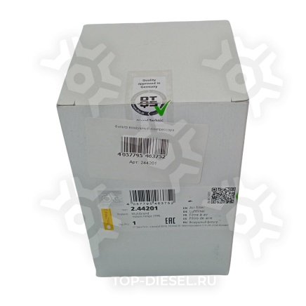 244201 Фильтр воздушный компрессора L=133 d=83/24 длинный Volvo FL10/F10/12/16 Diesel Technic купить