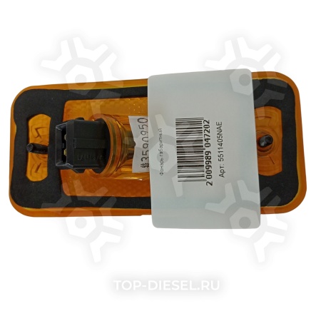 5511405NAE Фонарь габаритный желтый прямоугольный Daf Iveco Renault Volvo Depo купить рис.4