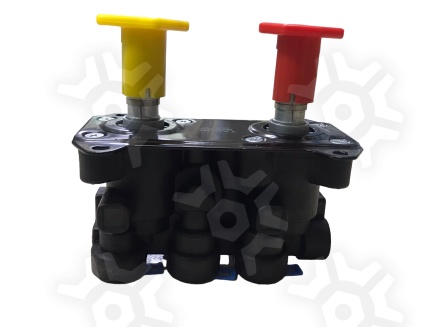 TBC35480200010 Кран стояночного тормоза красный+желтый Freightliner/International Taboc купить рис.4